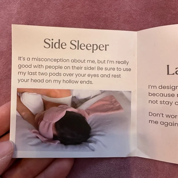 Nodpod Purple weighted Sleep Mask NWT - Picture 9 of 15